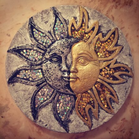 a sun and moon representing Akshaya Tritiya